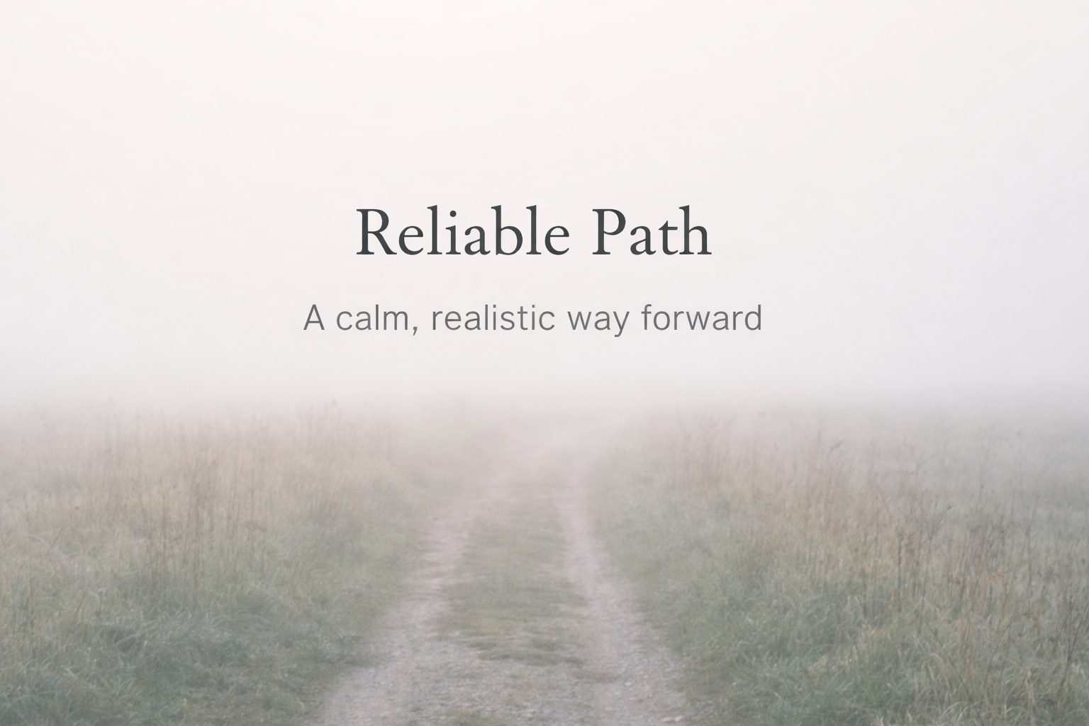 Crossroads at sunrise representing commitment and focus